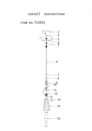 Подвесной светильник Lightstar 711014