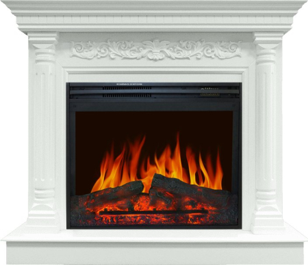 Royal Flame Каминокомплект Sicilia - Белый с очагом Jupiter FX New