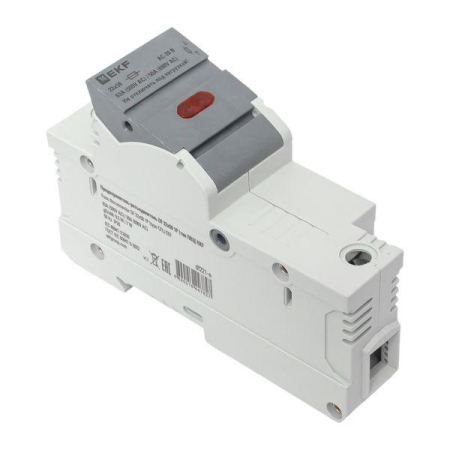 Предохранитель-разъединитель DF 22х58 1п (тип ПВЦ) EKF df221-e