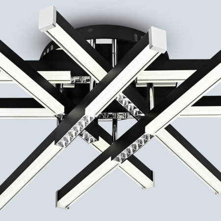 Накладная люстра LED4U L9374-600 BK