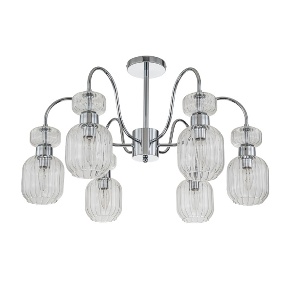 Люстра на штанге Escada 1141/6PL Chrome/Clear