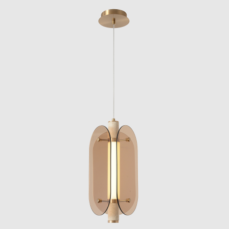 Crystal Lux Светильник подвесной Crystal Lux AMARILLO SP18W LED BRASS