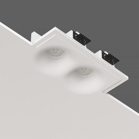 ELEKTRA DUO Встраиваемый потолочный гипсовый светильник