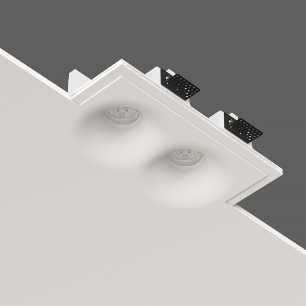 ELEKTRA DUO Встраиваемый потолочный гипсовый светильник