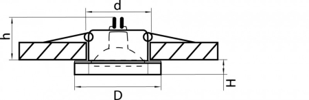 Встраиваемый светильник Lightstar 006310