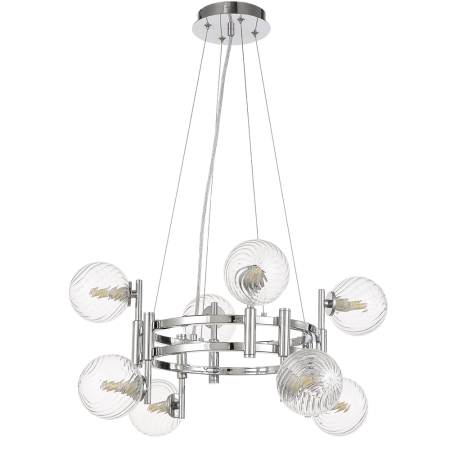 Crystal Lux Люстра Crystal Lux LUXURY SP8 CHROME
