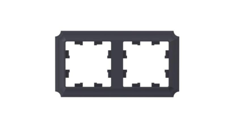 Рамка 2-м AtlasDesign Antique универс. карбон SE ATN101002