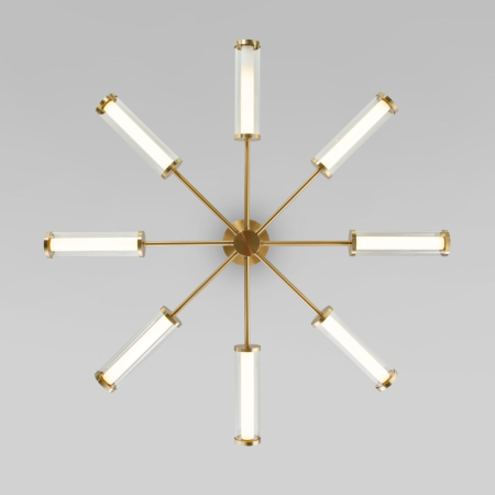 Люстра на штанге Eurosvet 50386 LED латунь