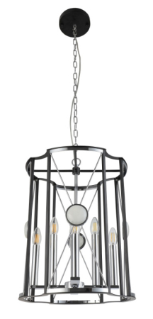 Подвесная люстра Crystal Lux TANDEM SP8 D490 CHROME