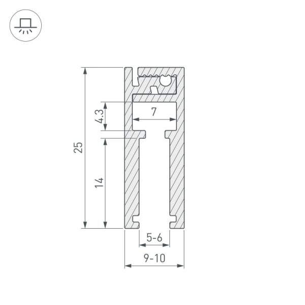 Профиль Arlight 019193