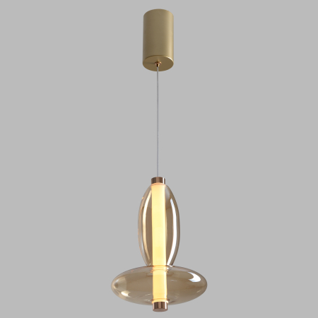 Crystal Lux Светильник подвесной Crystal Lux QUASAR SP7W LED AMBER