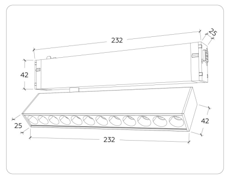 Светильник на шине Ambrella Light GL1341