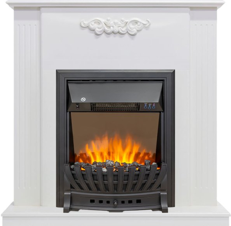 Royal Flame Каминокомплект Lumsden - Белый дуб с очагом Aspen Black