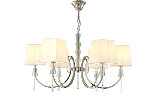 Подвесная люстра Crystal Lux MARSELA SP-PL6 NICKEL