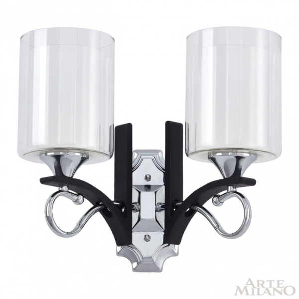 Бра Arte Milano 309167/2W Bk/Ni