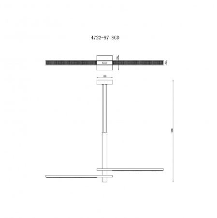 Подвесной светильник iLedex 4722-97 SGD