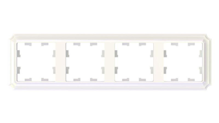 Рамка 4-м AtlasDesign Antique универс. жемчуж. SE ATN100404