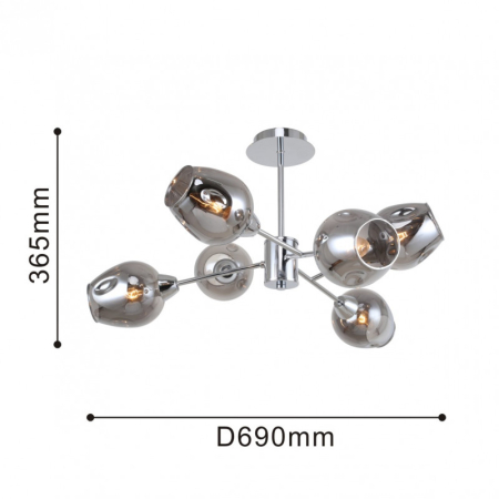 Люстра на штанге F-Promo 2657-6U