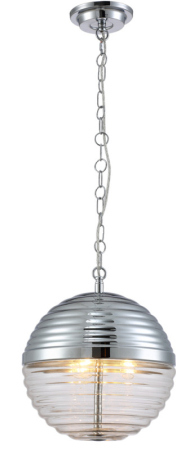 Подвесной светильник Crystal Lux ALBERTO SP3 CHROME/TRANSPARENTE