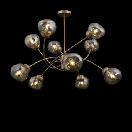 Люстра на штанге Freya FR8017PL-10MG