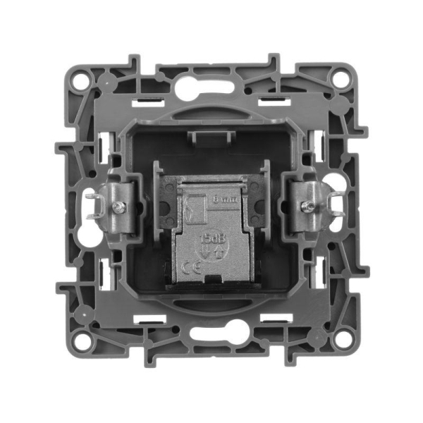 Розетка телевизионная проходная TV СП Etika 14дБ 5-862МГц механизм алюм. IEK 672463