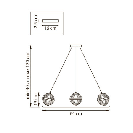 Подвесная люстра Lightstar 737063