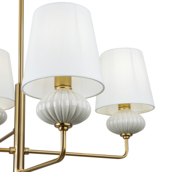 Люстра на штанге Freya FR2029PL-04BS