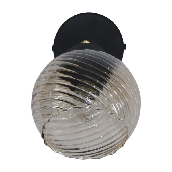 Светильник "Кристаль" 511 (плафон 8633) НББ 01-60-176 Е27 (ИМ) настенный черн. муар Элетех 1005405261