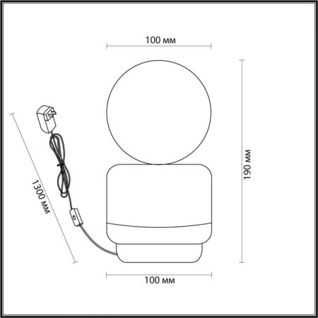 Настольная лампа LUMION 5670/1T