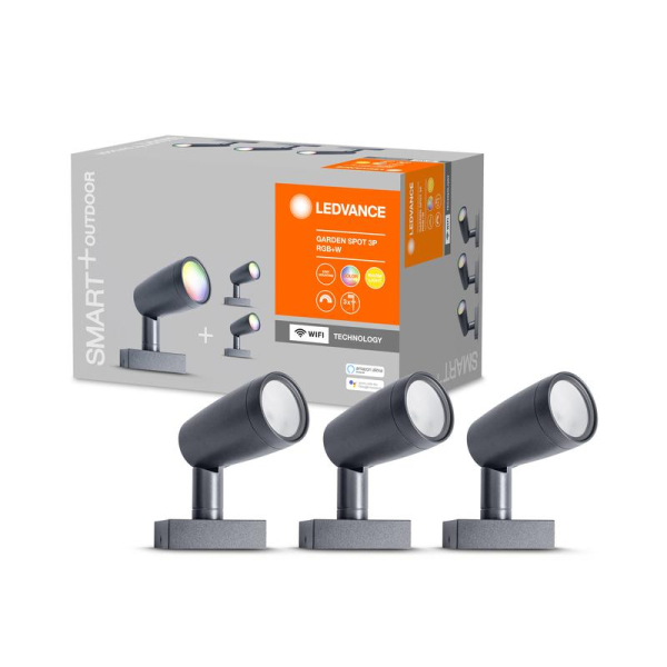 Светильник светодиодный SMART WIFI GARDEN SPOT RGBW 3P DG (уп.3шт) LEDVANCE 4058075478497