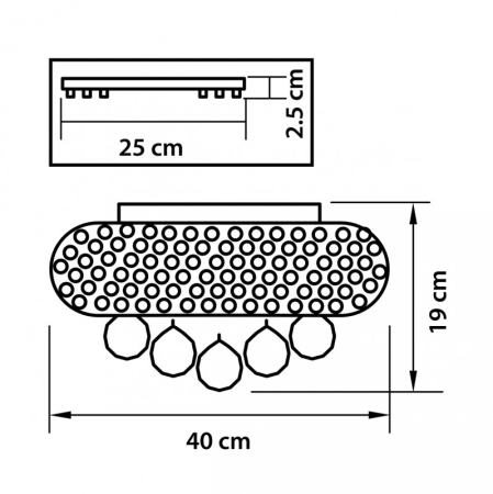 Накладная люстра Lightstar 704064