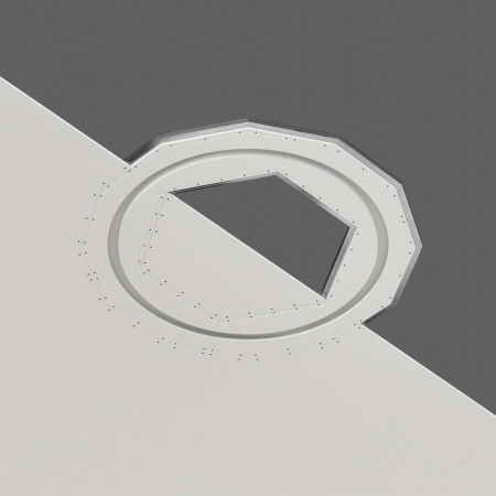 CALYPSO 1300 Встраиваемый кольцевой гипсовый светильник