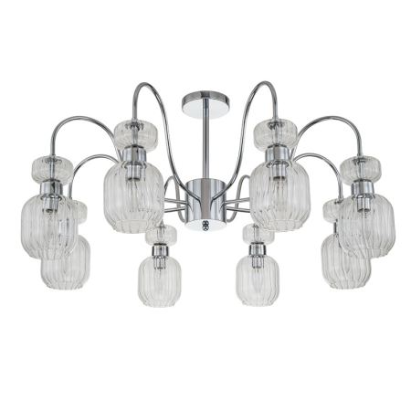 Люстра на штанге Escada 1141/8PL Chrome/Clear