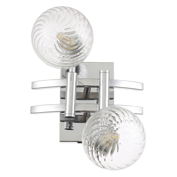 Crystal Lux Бра Crystal Lux LUXURY AP2 CHROME