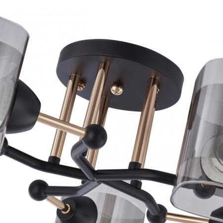 Накладная люстра Arte Milano 324308/5 BK+FG