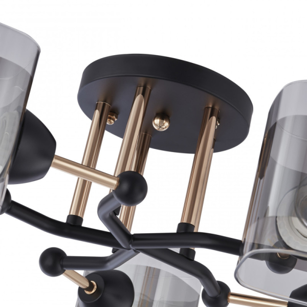 Накладная люстра Arte Milano 324308/5 BK+FG