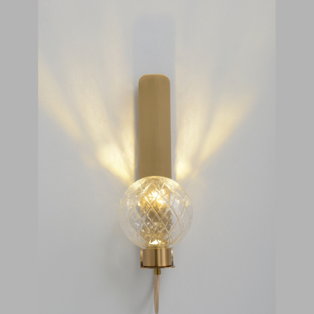 Crystal Lux Бра Crystal Lux BELLA AP1 BRASS