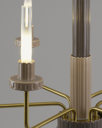 Люстра на штанге Moderli V11691-PL