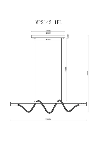 Подвесной светильник MyFar MR2142-1PL