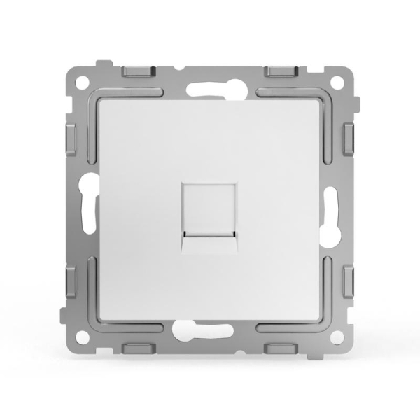 Розетка компьютерная 1-м СП Pixel RJ45 кат.5E механизм бел. TOKOV ELECTRIC TKE-PX-RC1-C01