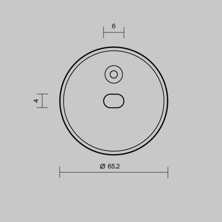 Заглушка профиля Maytoni Technical 642081