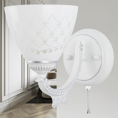 Бра Arte Milano 343837/1W WT+SL