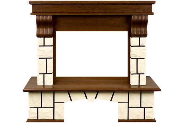 Royal Flame Каминокомплект Porto (Разборный) -  Темный дуб с очагом Dioramic 25 LED FX