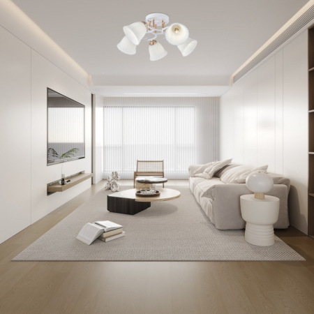 Накладная люстра Arte Milano 325395/5A WH+FG