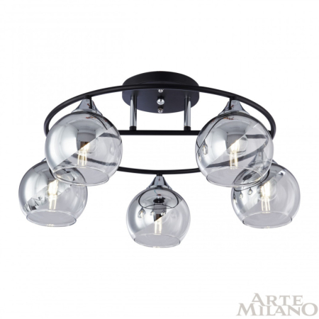 Накладная люстра Arte Milano 322403/5 BK+CR