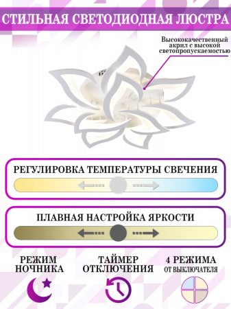 Накладная люстра Natali Kovaltseva LED LAMPS 81224