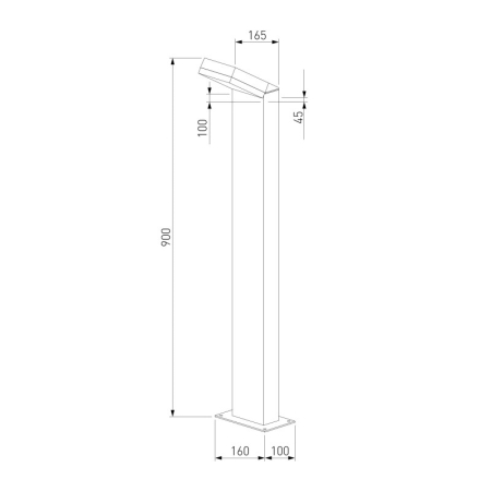 Садово-парковый светильник Elektrostandard 1542 3000K Чёрный