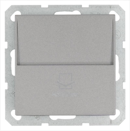 Выключатель карточный 10А IP20 отельный механизм алюм. Jasmart G6209S