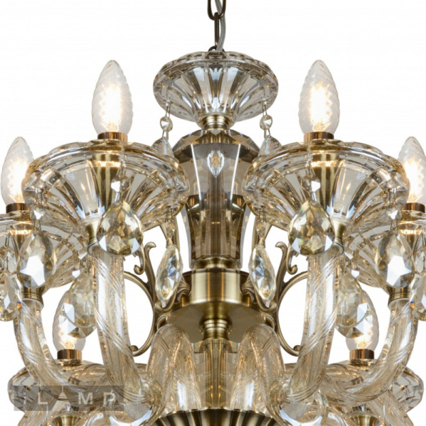 Подвесная люстра iLamp 61079-8+4 BR