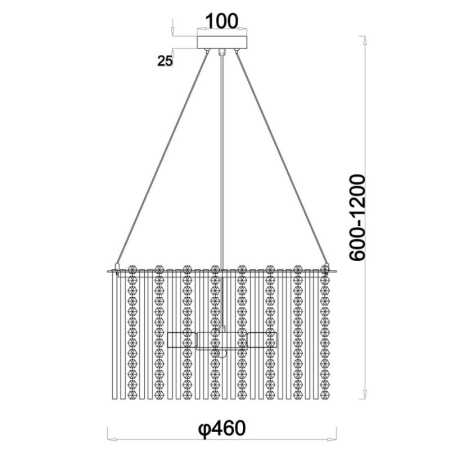 Подвесная люстра Escada 2104/6S